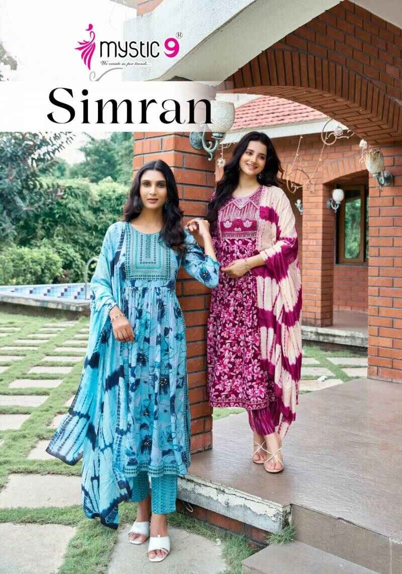 Mystic 9 Simran Vol 05 Designer Kurti Bottom With Dupatta