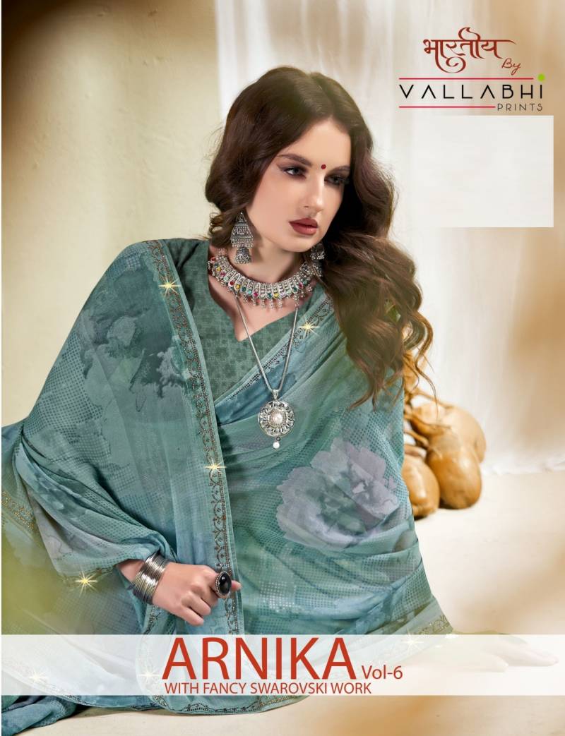 Vallabhi Arnika Vol 6 Printed Saree Collection