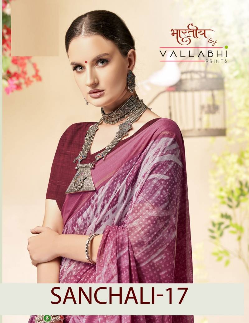 Vallabhi Sanchali Vol 17 Georgette Saree Collection