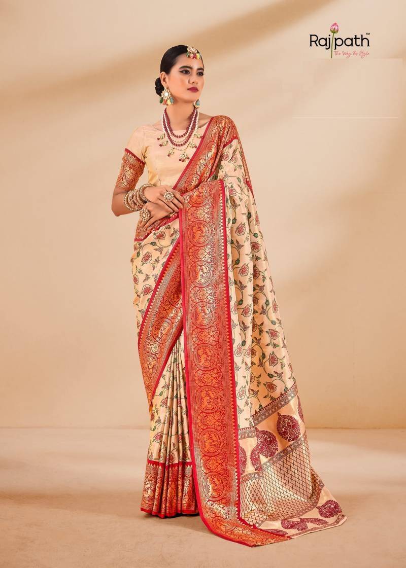 Rajpath Satrangi Tissue Silk Saree Collection