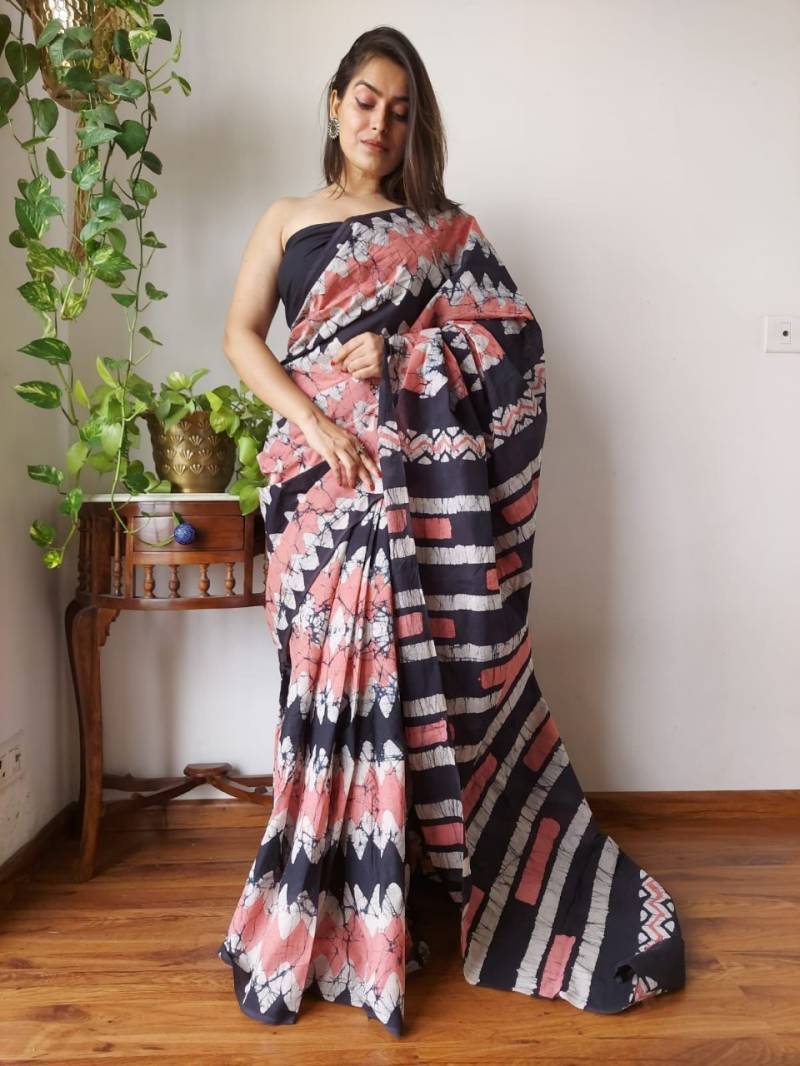 Md Khyana 4 Printed Linen Silk Saree Collection