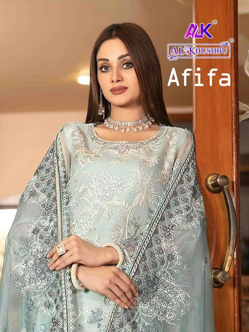 Al Khushbu Afifa Georgette Pakistani Suits