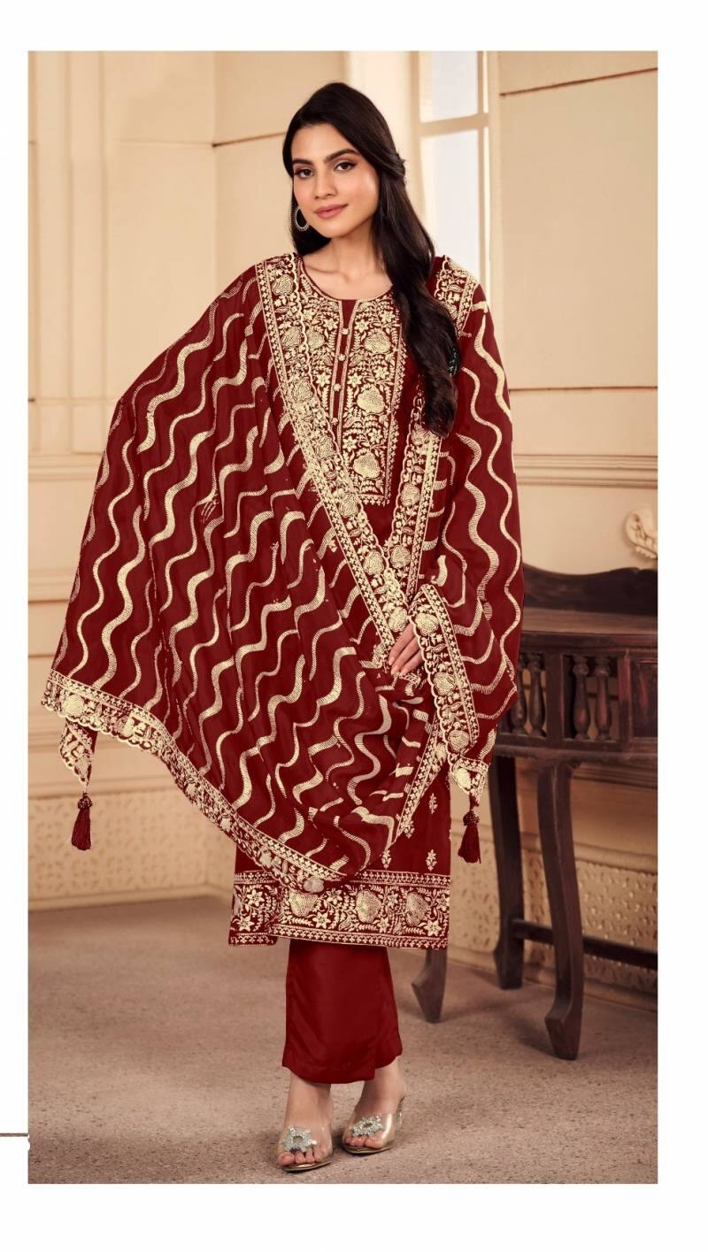 Ramsha R 1196 E To H Pakistani Readymade Salwar Suits