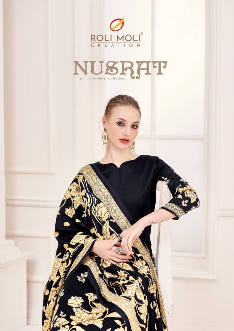 Roli Moli Nusrat Pashmina Designer Dress Material Collection