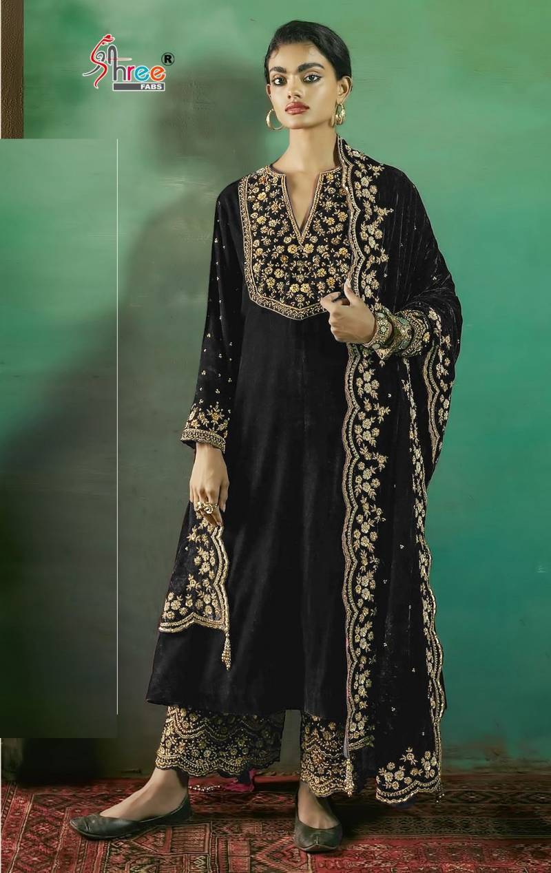 Shree K 1916 Velvet Pakistani Salwar Suits