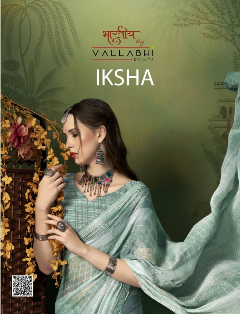 Vallabhi Iksha Georgette Saree Collection