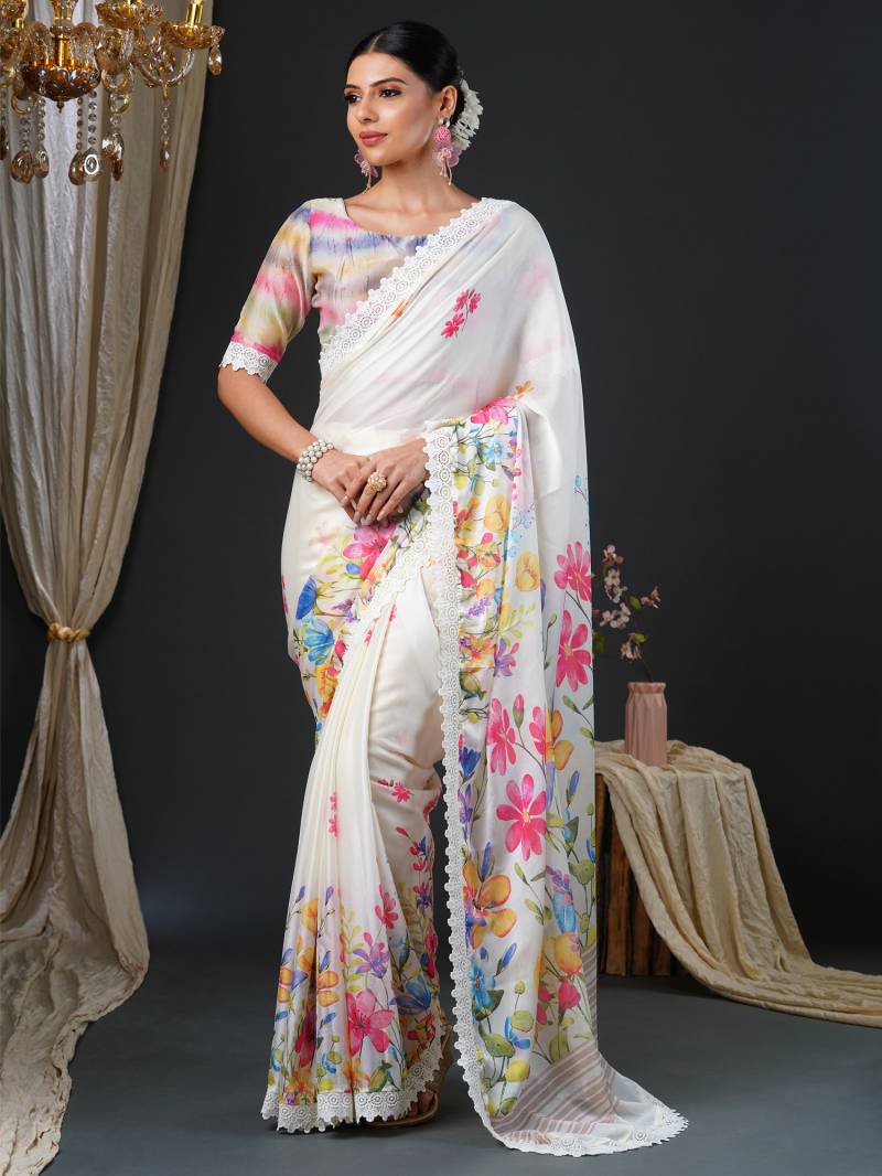 Leela 01 Georgette Printed Saree Collection