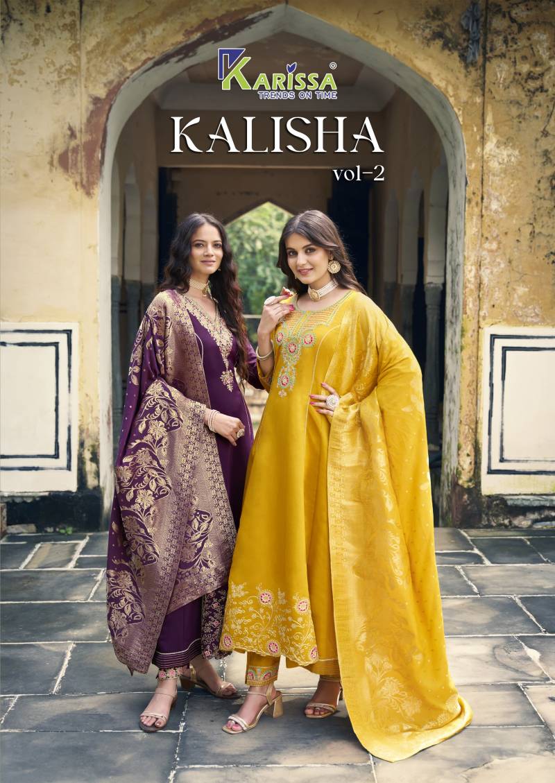 Karissa Kalisha Vol 2 Designer Kurti Bottom With Dupatta