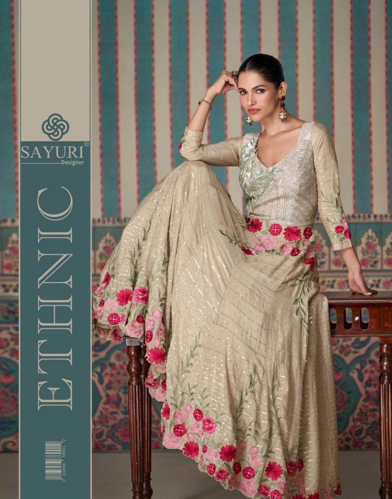 Sayuri Ethnic Silk Designer Gown Collection