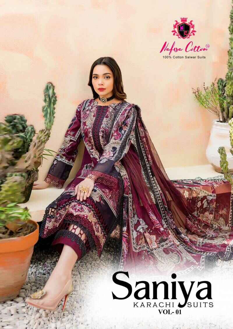 Nafisa Saniya Vol 1 Cotton Dress Material Collection