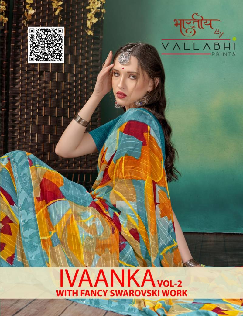 Vallabhi Ivaanka Vol 2 Georgette Saree Collection