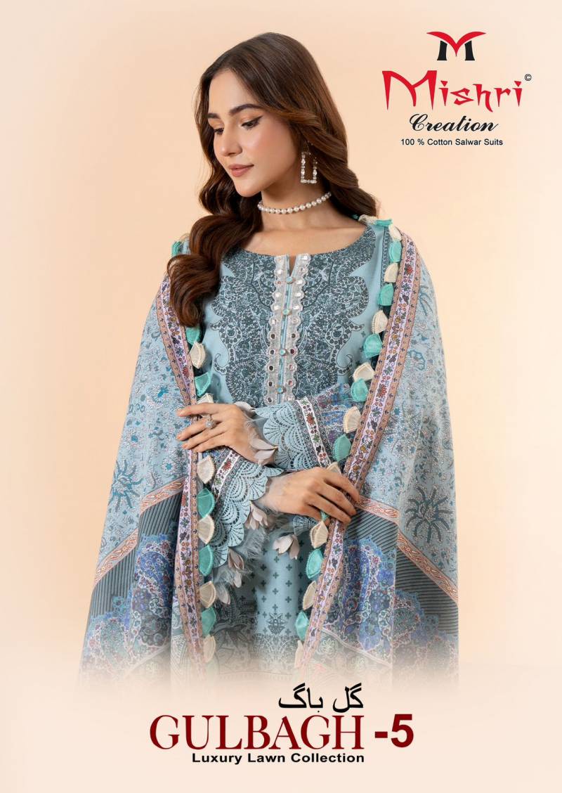 Mishri Gulbagh 5 Karachi Dress Material Collection