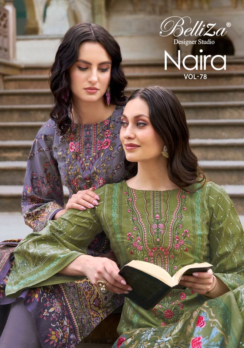 Belliza Naira Vol 78 Cotton Dress Material Collection