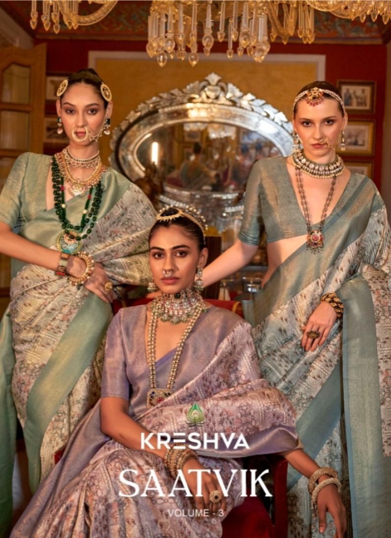 Kreshva Saatvik Designer Printed Saree Collection