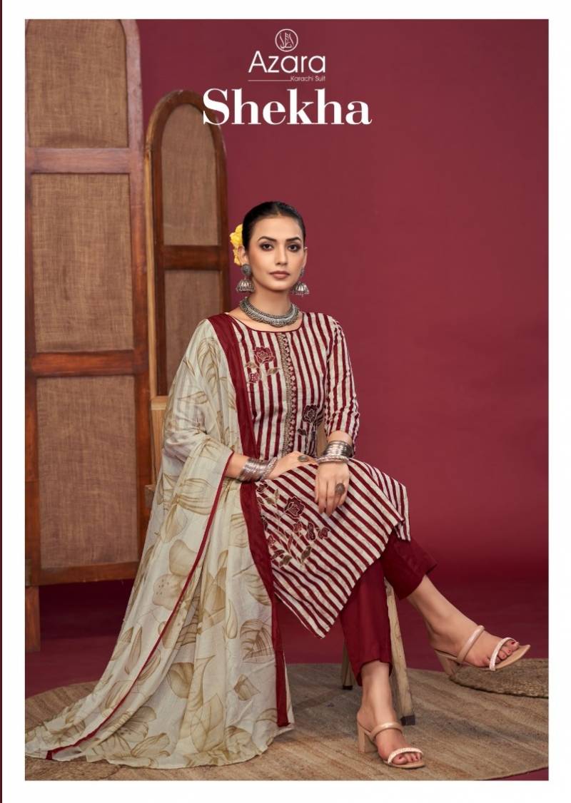 Radhika Azara Shekha Pure Cotton Dress Material Collection