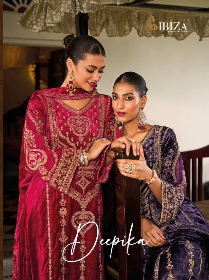 Ibiza Deepika Embroidered Salwar Suits Collection