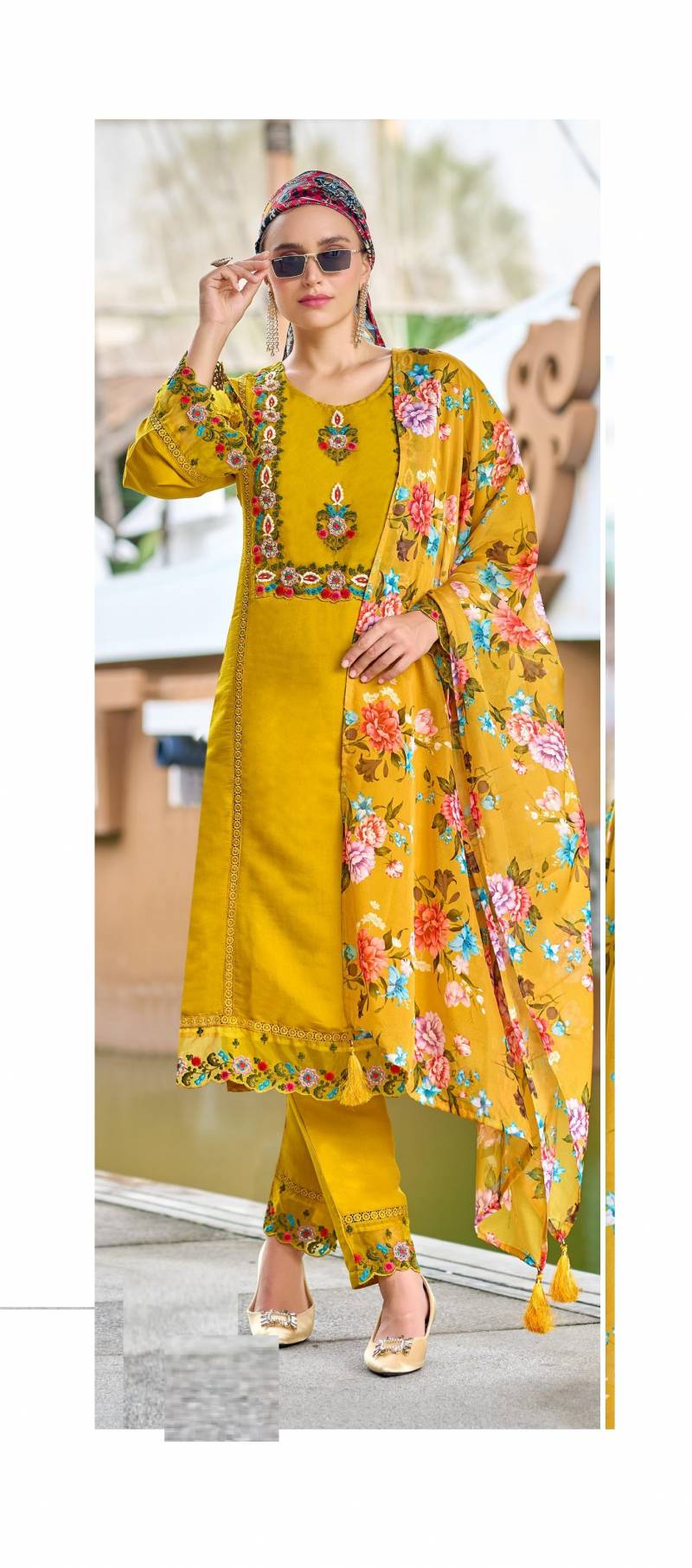 Isavasyam Mumtaz Vol 2 Silk Kurti Bottom With Dupatta