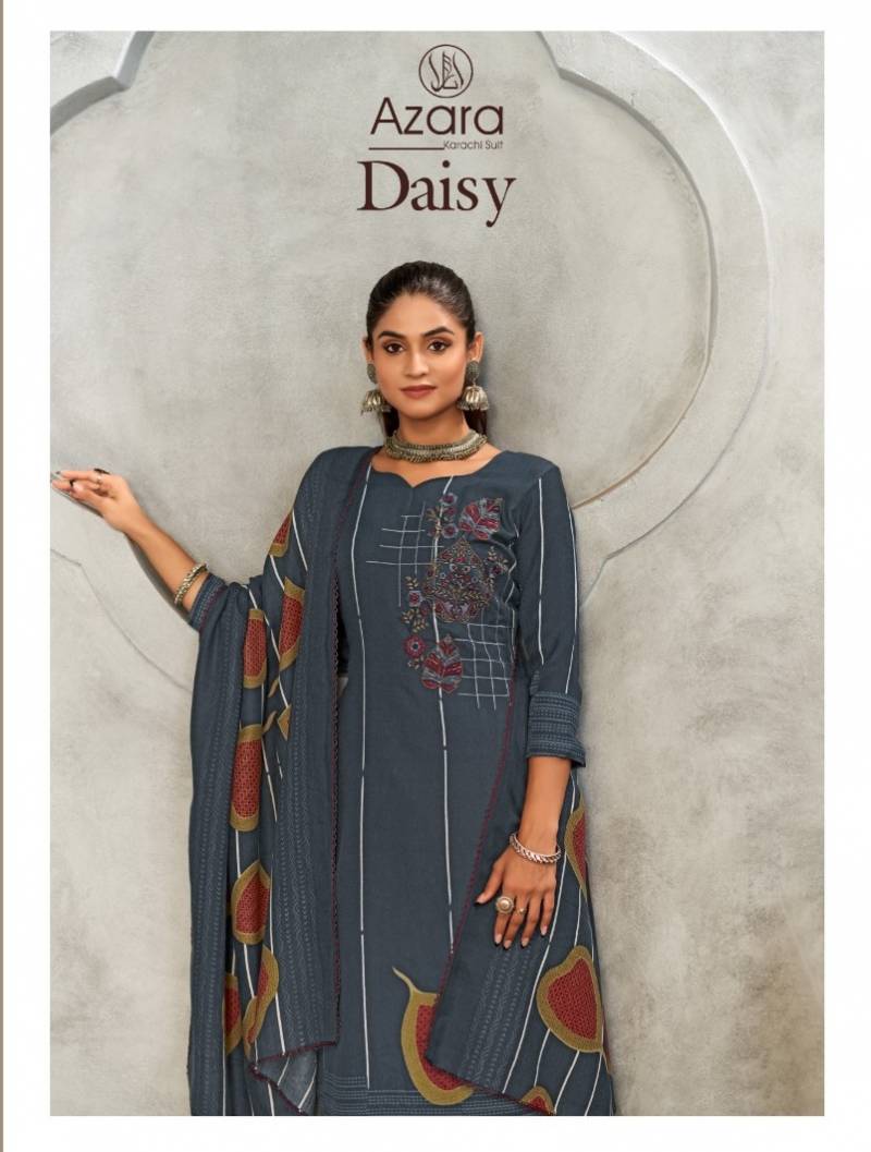 Radhika Azara Daisy Pure Lawn Cotton Dress Material