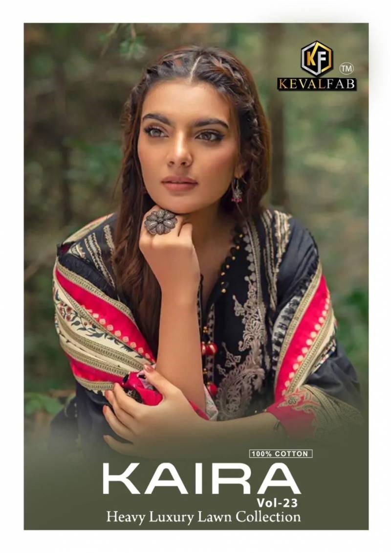 Keval Kaira Vol 23 Cotton Dress Material Collection