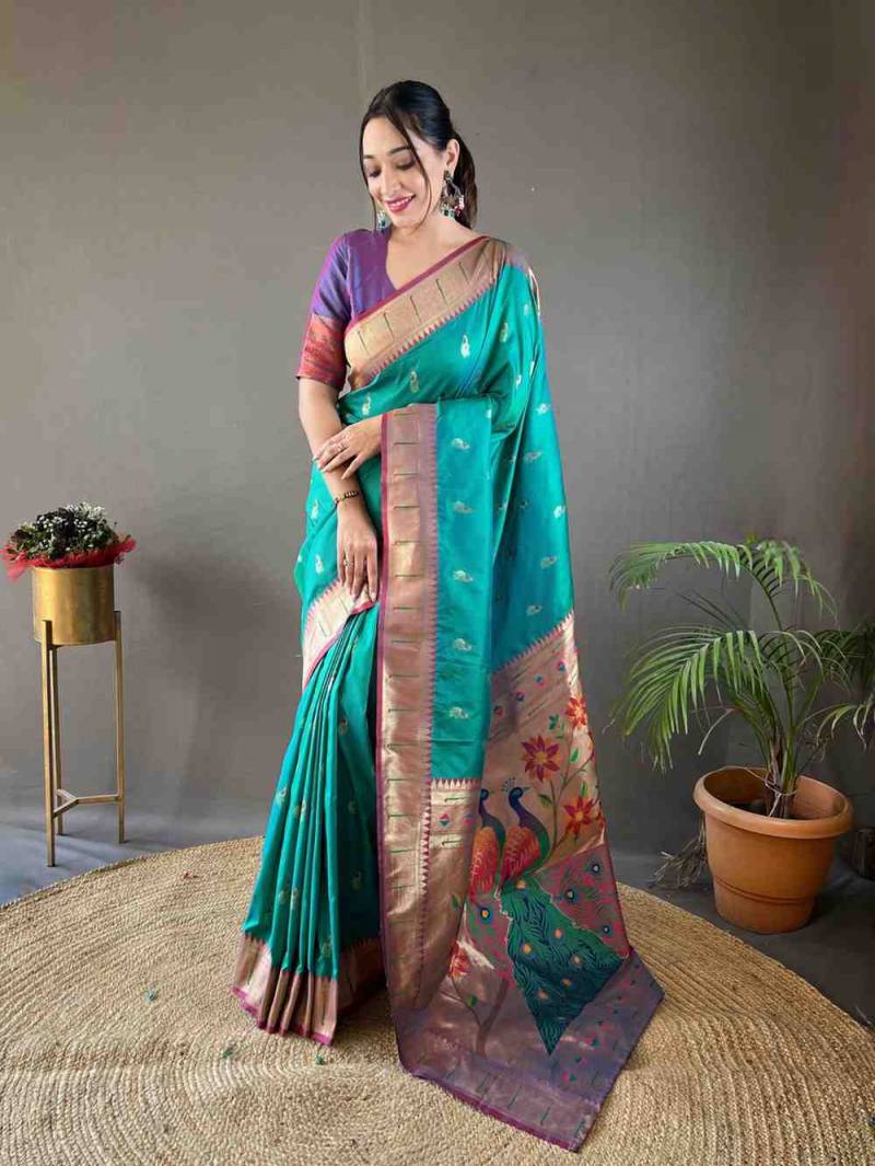 Kc 3054 Paithani Silk Saree Collection