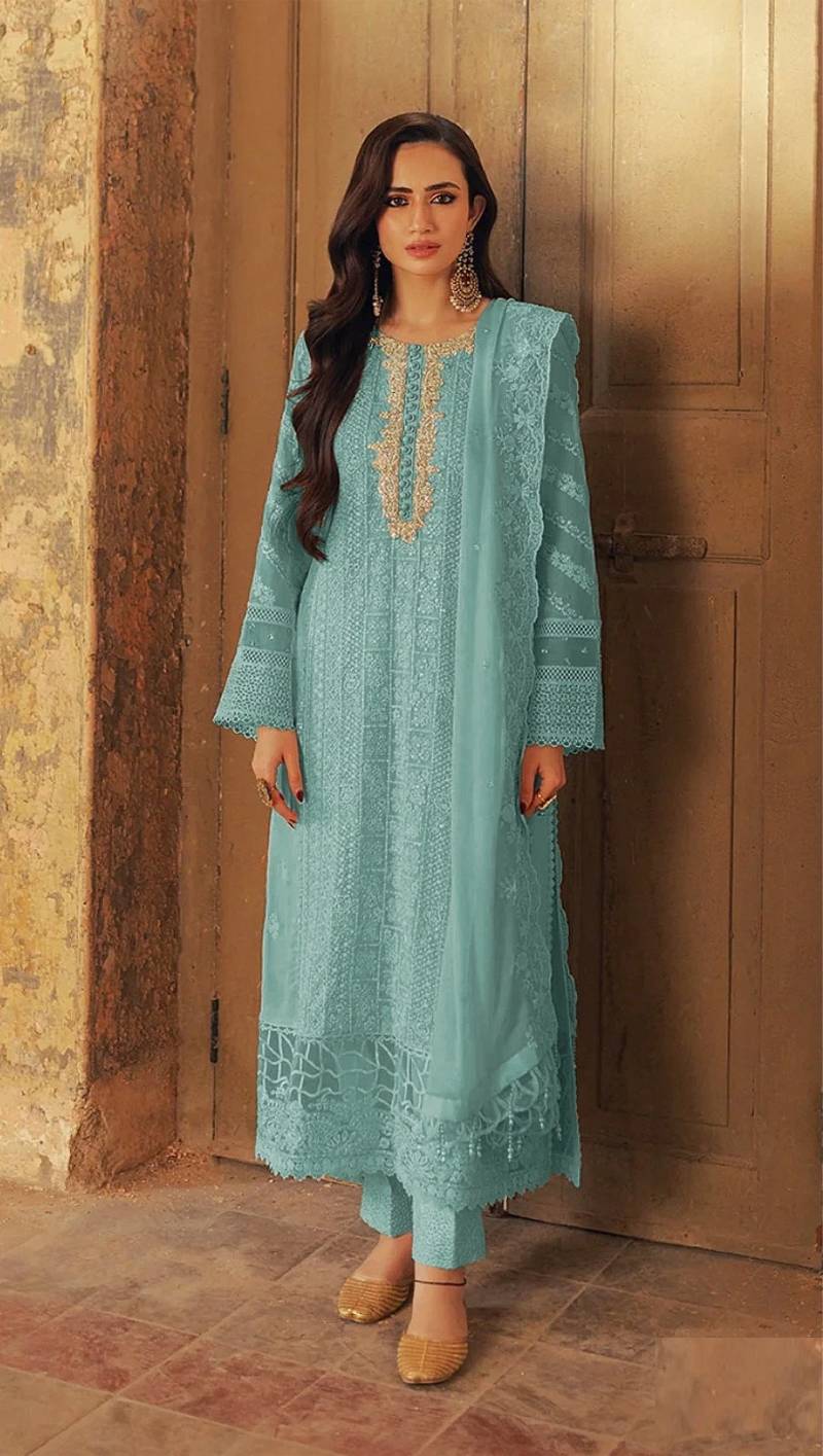 Super Hit 1041 Faux Georgette Pakistani Salwar Kameez