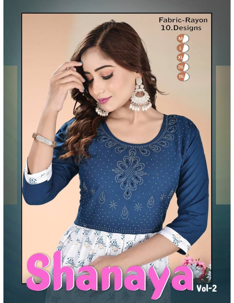 Fashion Talk Shanaya Vol 2 Printed Long Kurti Collection