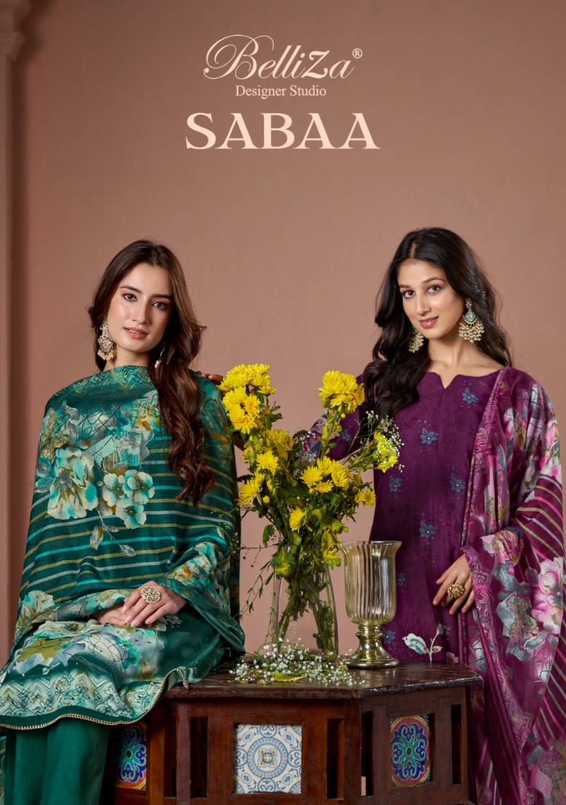 Belliza Sabaa Printed Dress Material Collection