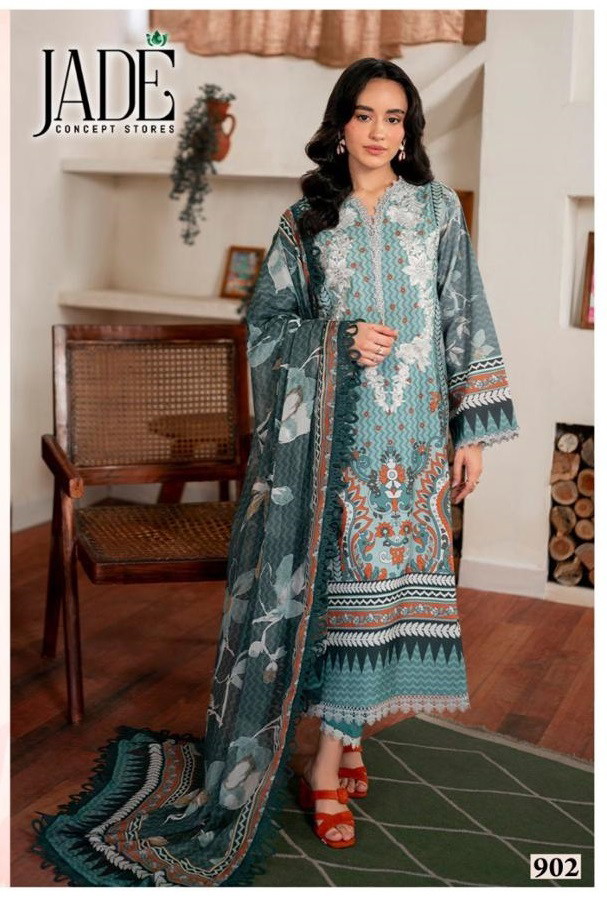 Jade Bin Saeed Vol 9 Cotton Dress Material