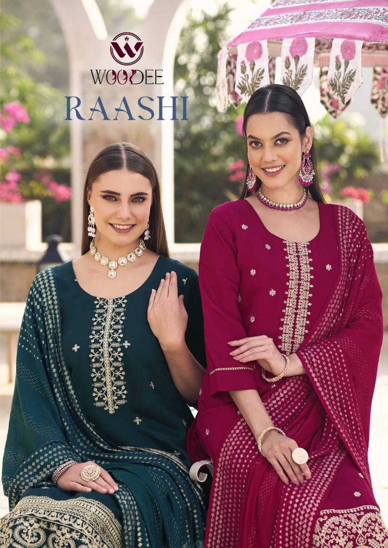 Woodee Raashi Designer Kurti Bottom With Dupatta Collection