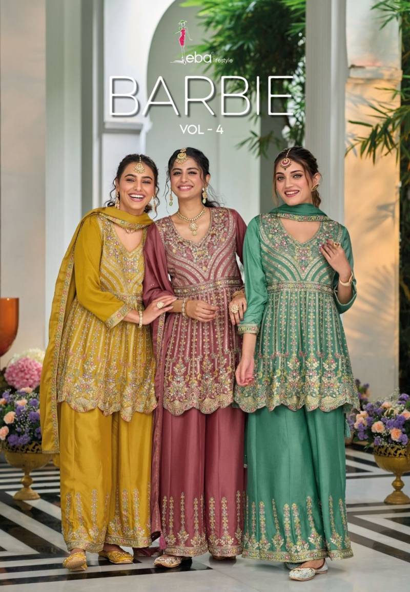 Eba Barbie Vol 4 Embroidered Readymade Salwar Suits