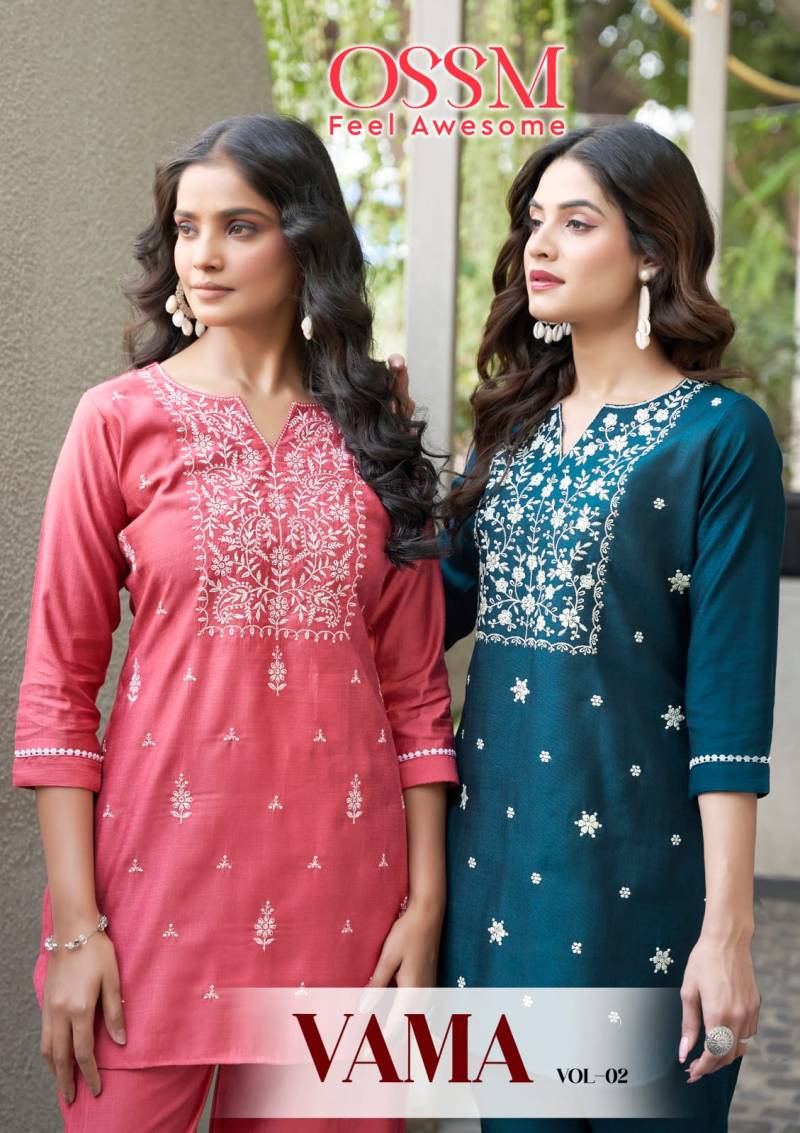 Ossm Vama Vol 2 Embroidered Co Ord Set Collection