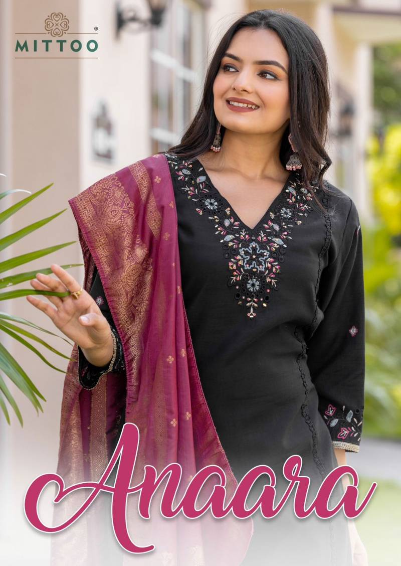 Mittoo Anaara Designer Kurti Bottom With Dupatta