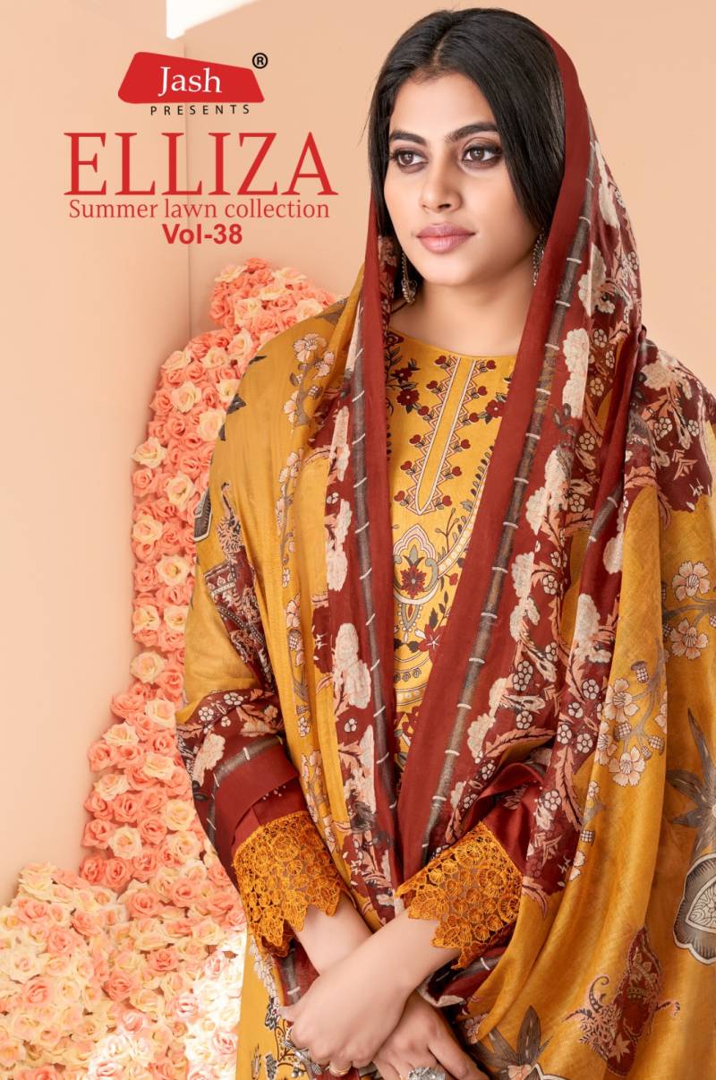 Jash Elliza Vol 38 Pure Cotton Dress Material Collection