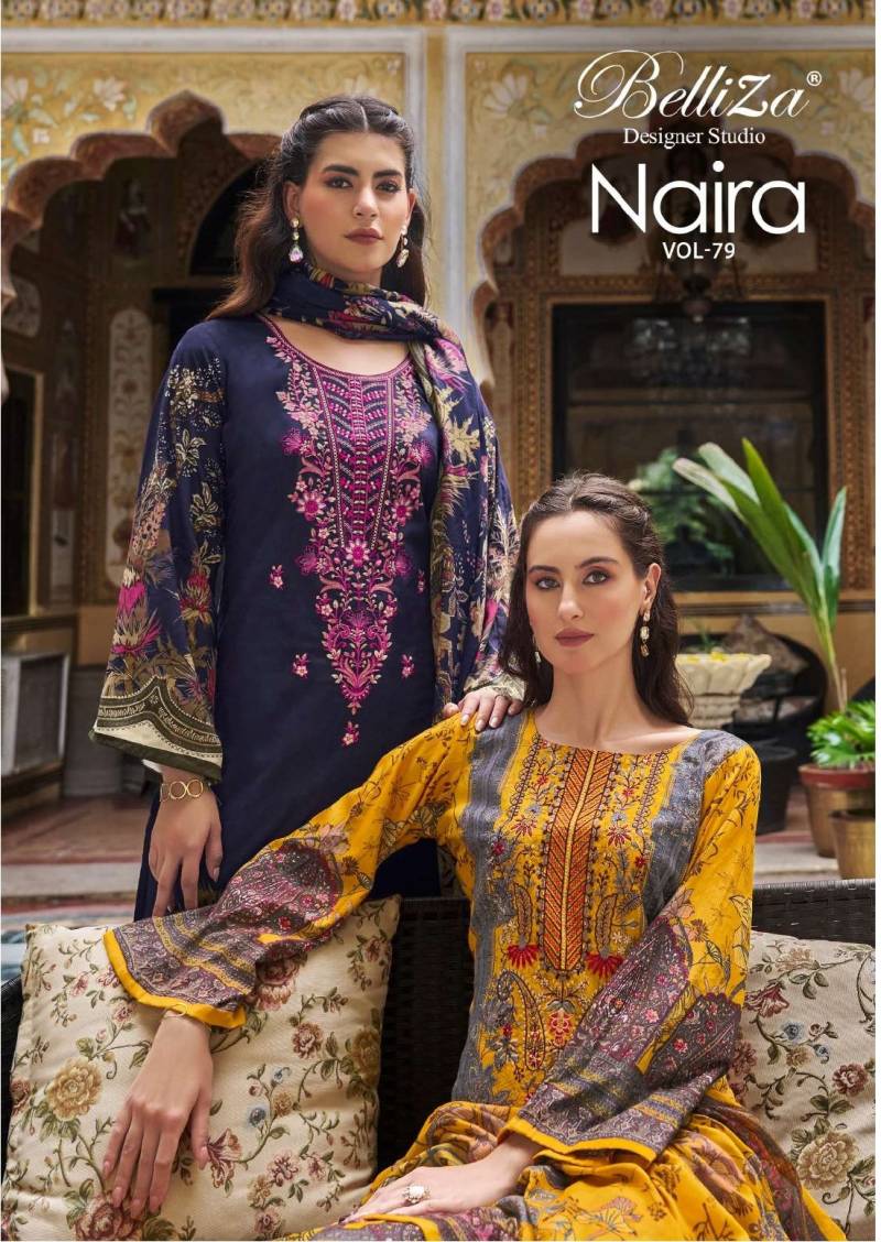 Belliza Naira Vol 79 Printed Dress Material Collection