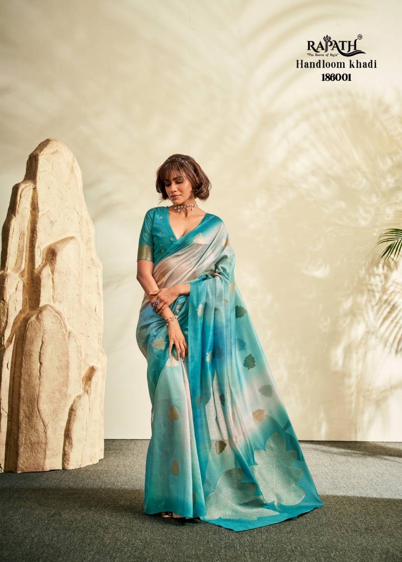 Rajpath Asopalav Handloom Khadi Silk Saree