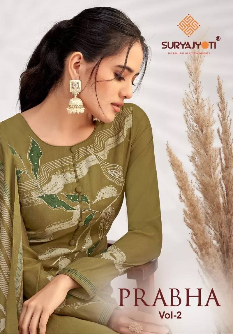 Suryajyoti Prabha Vol 2 Designer Printed Dress Material