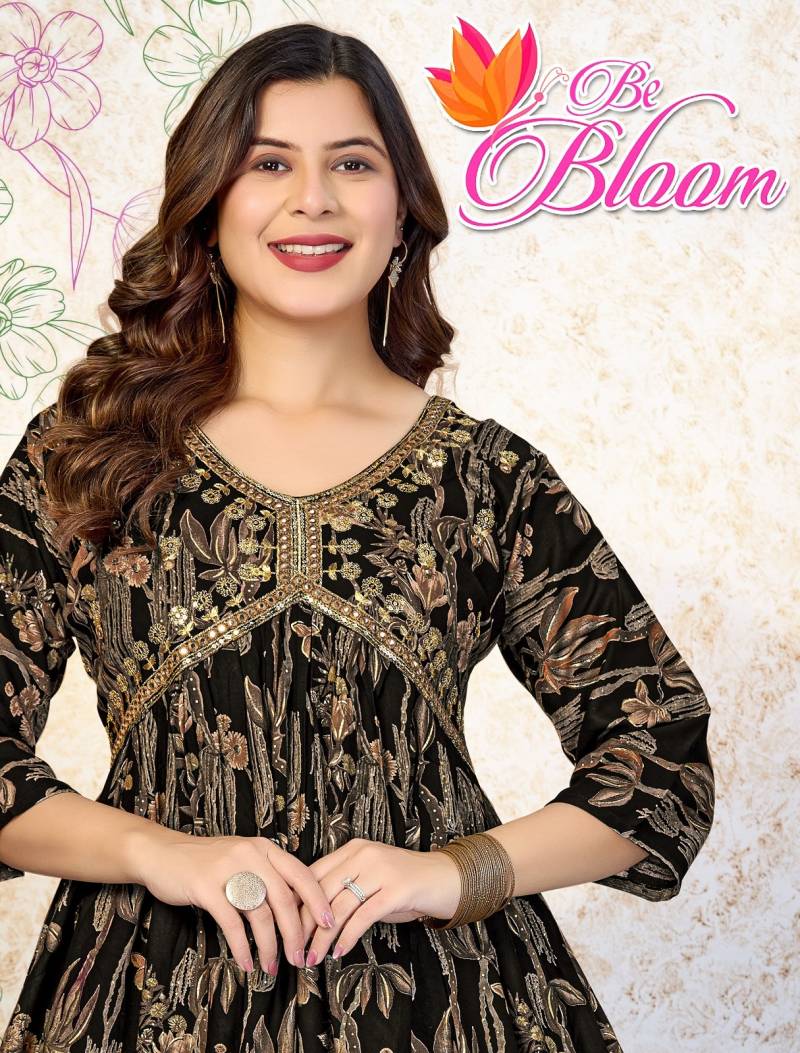 Trendy Be Bloom Alia Cut Printed Kurti Collection