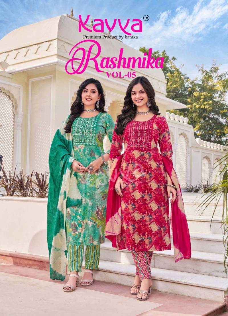 Kavya Rashmika Vol 05 Kurti Pant With Dupatta Collection