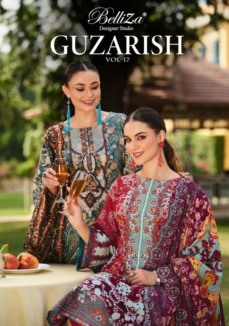 Belliza Guzarish Vol 17 Printed Designer Dress Material