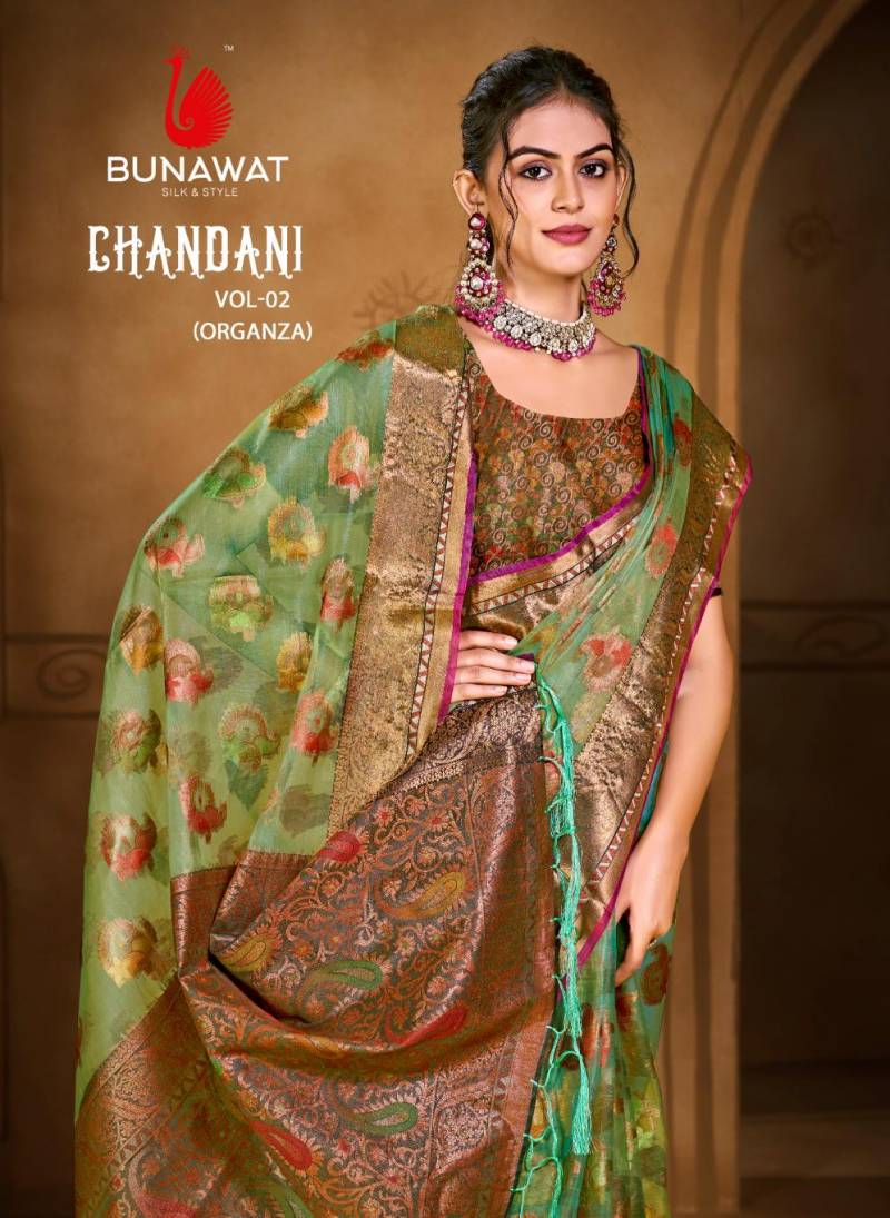 Bunawat Chandani 02 Organza Saree Collection