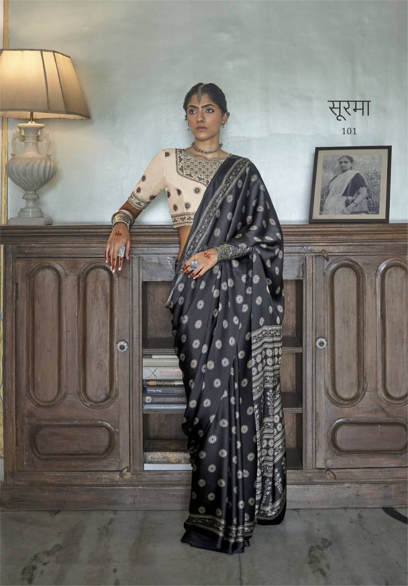 Ressa Surma Gajji Silk Printed Saree Collection