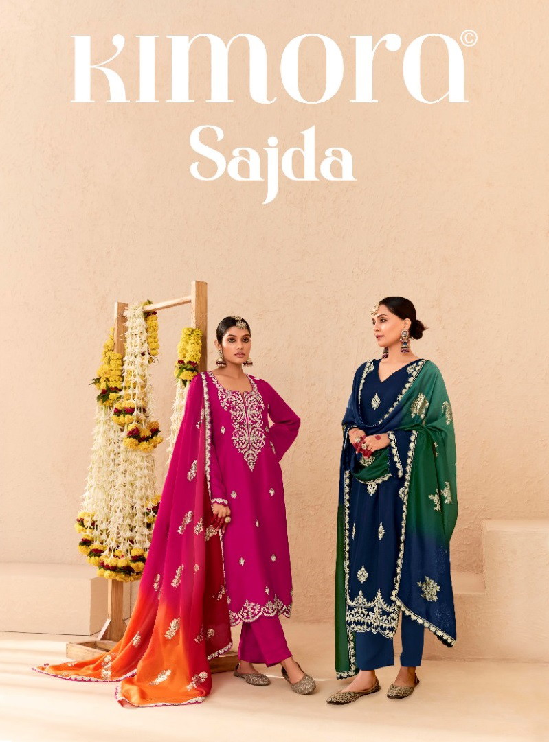 Kimora Sajda Bamber Silk Designer Salwar Suits Collection