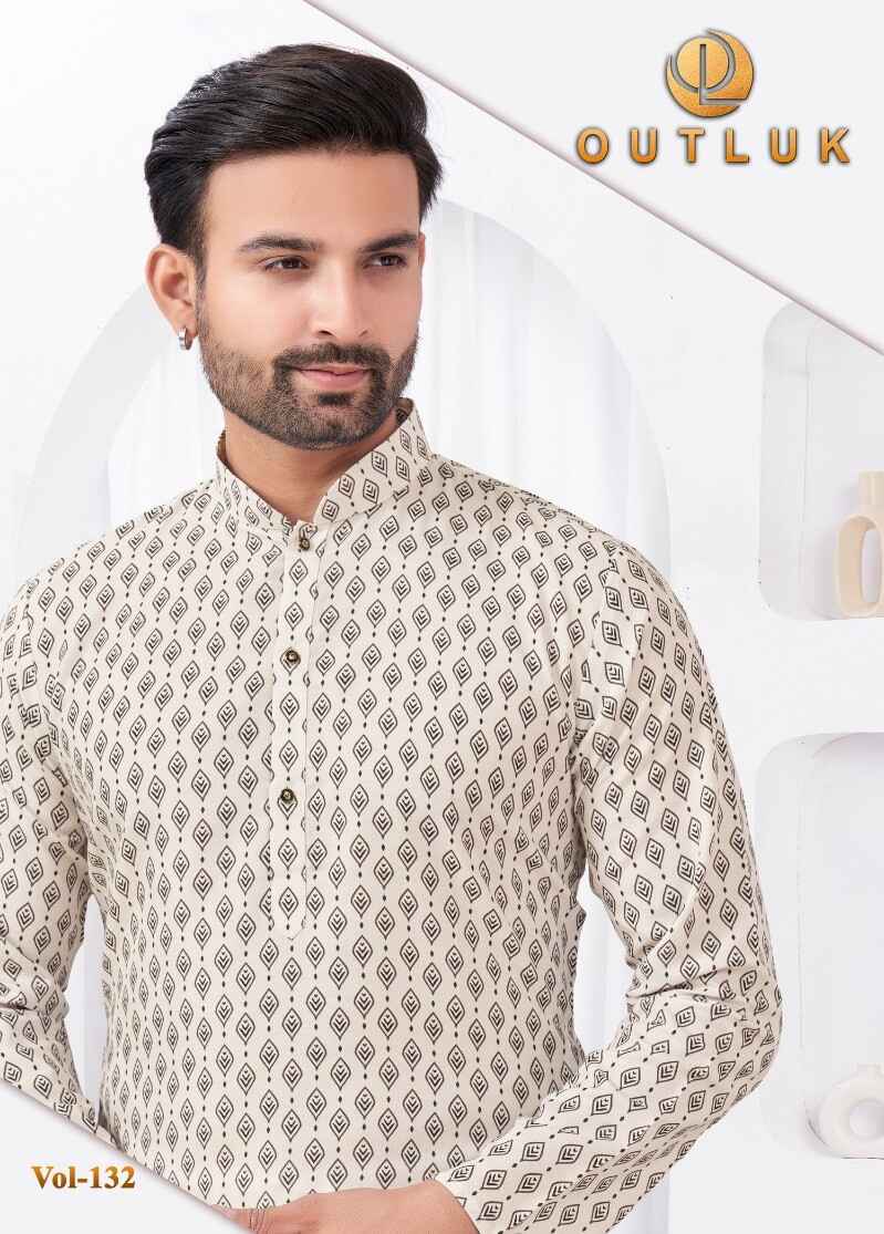 Outluk Wedding Collection Vol 132 Kurta With Pajama Menwear