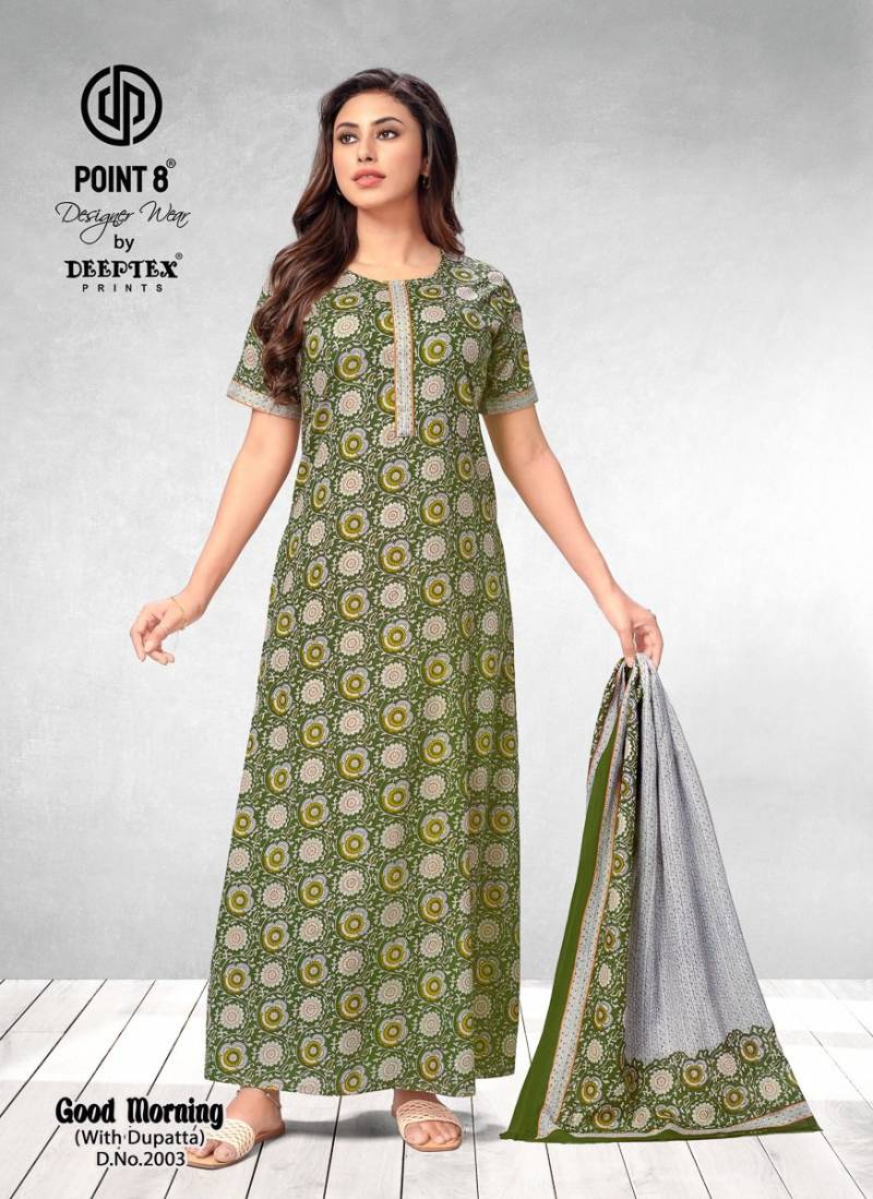 Deeptex Good Morning With Dupatta Vol 2 Nighty Gown