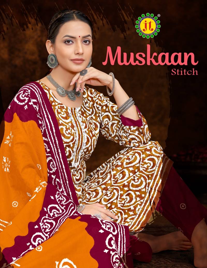 Jt Muskaan Cotton Ready Made Dress Collection