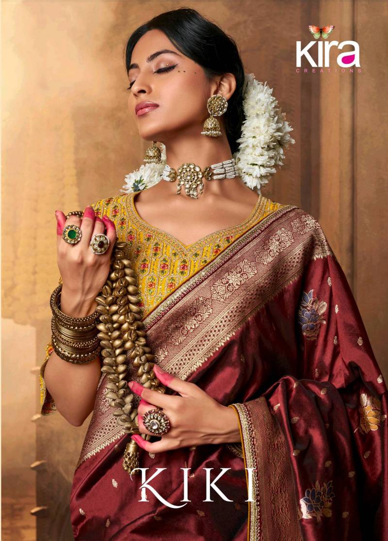 Kira Kiki Silk Wedding Designer Saree Collection