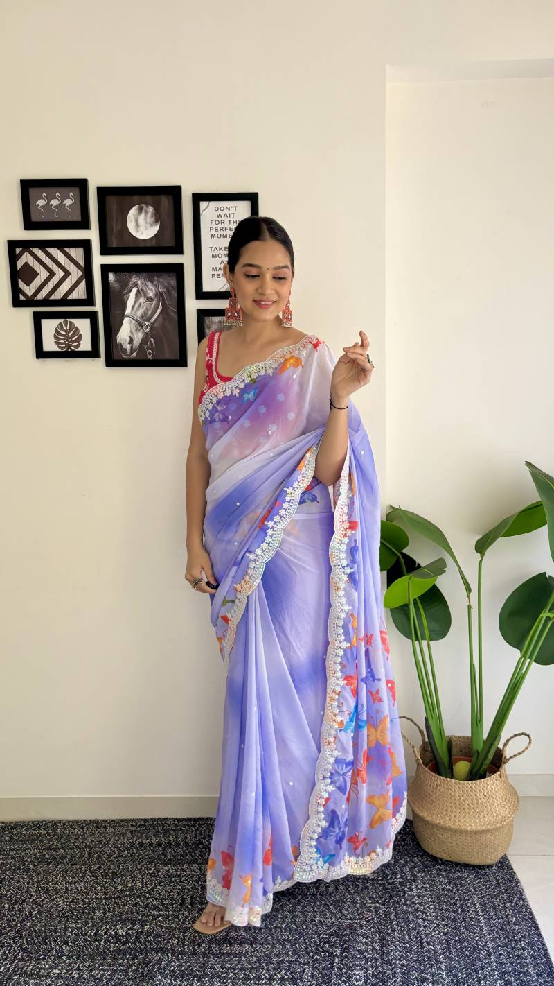 Kc 770 Digital Printed Stylish Saree Collection