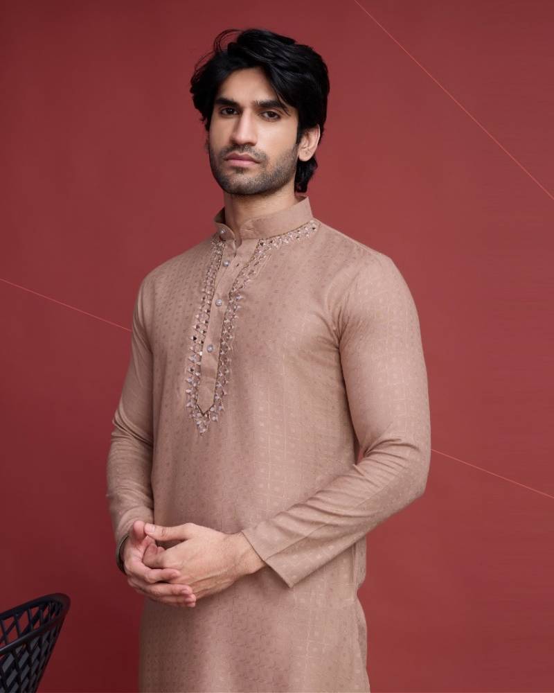 Shubhvastra Mirror Work Kurtas For Mens Collection