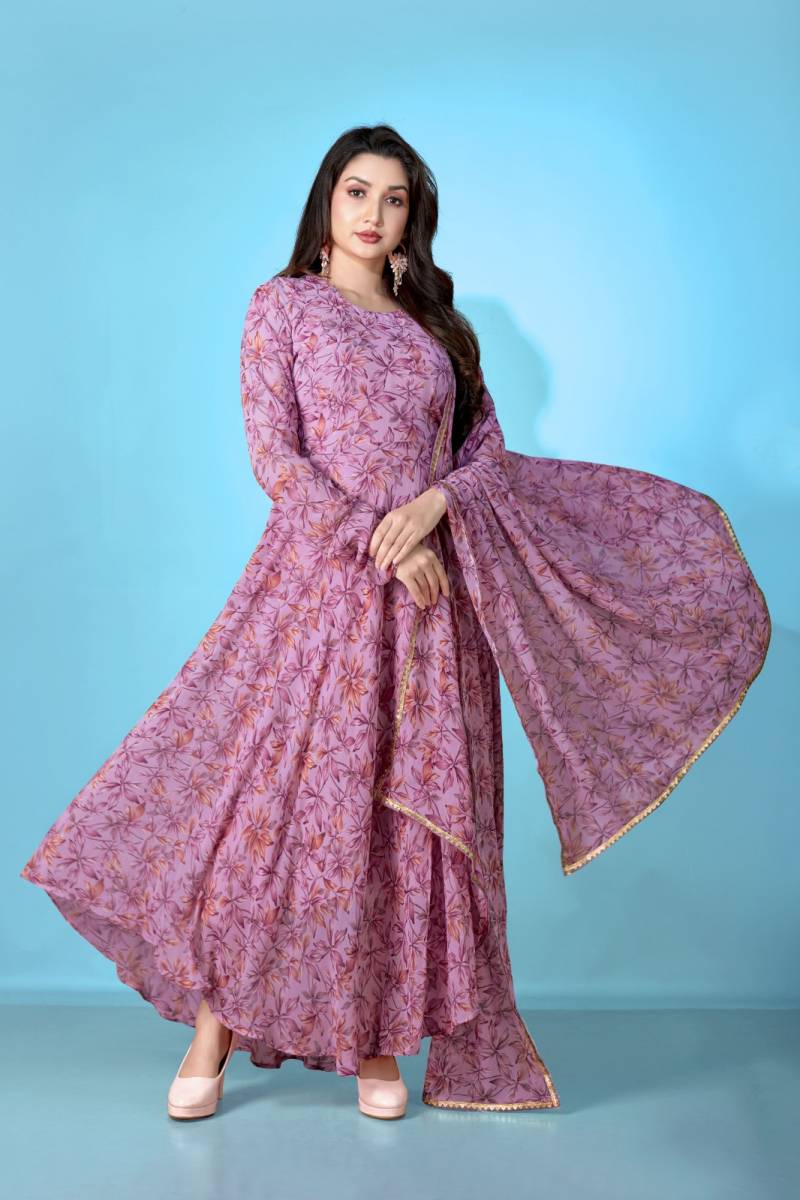 Lashkara Sr 1701 To 1704 Printed Long Kurti With Dupatta