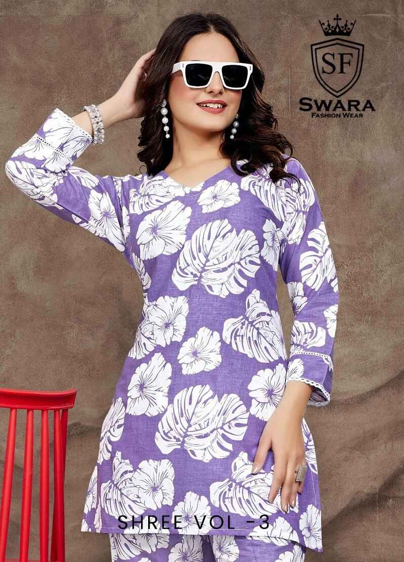 Swara Shree Vol 3 Jaipuri Cotton Prints Co Ord Set